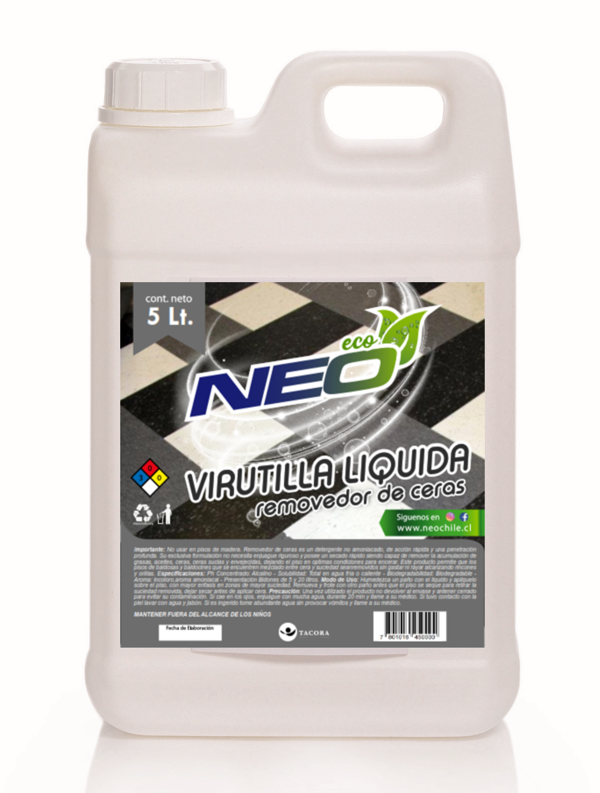 Virutilla Liquida 5 Lt.