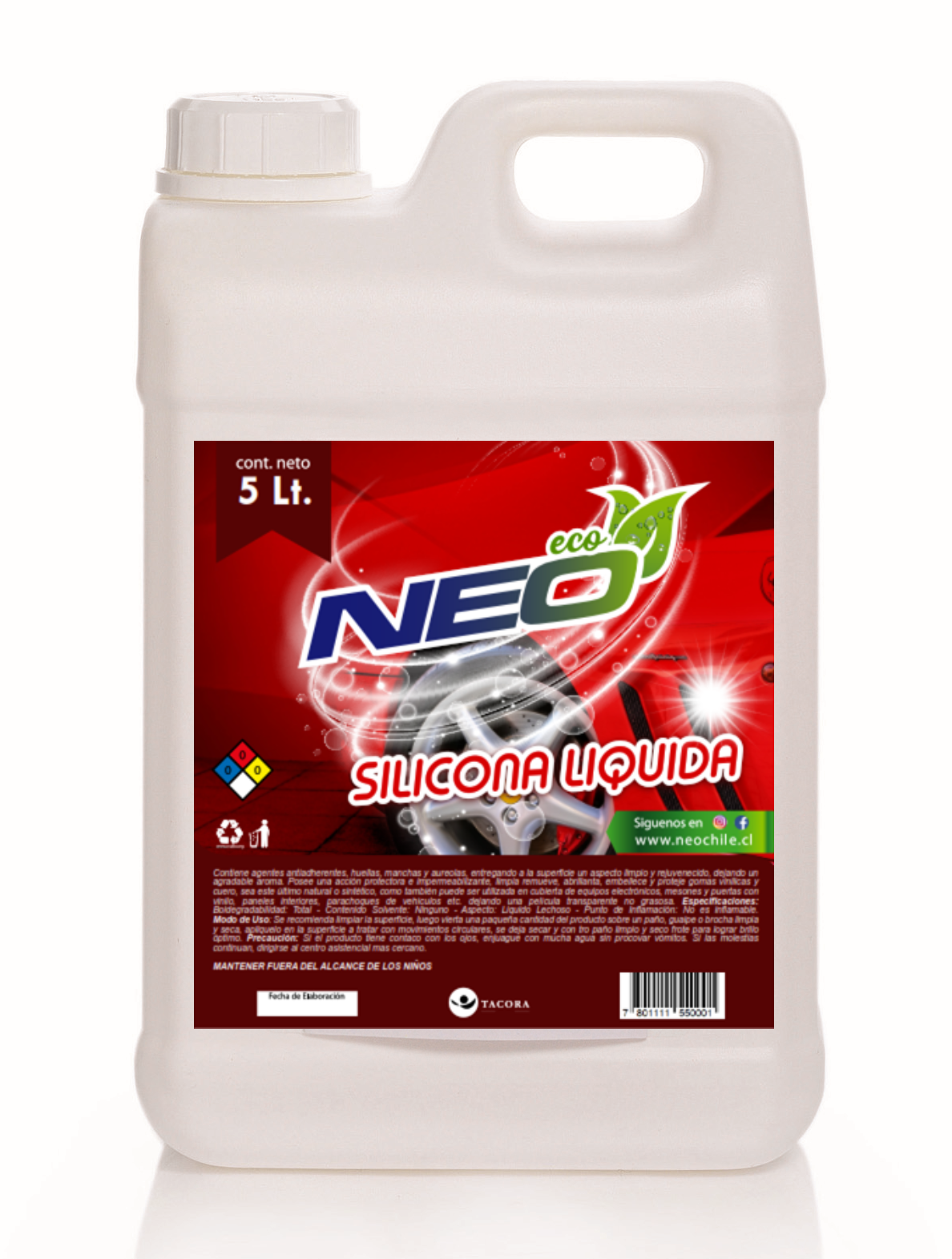 Silicona Líquida 5 Lt.