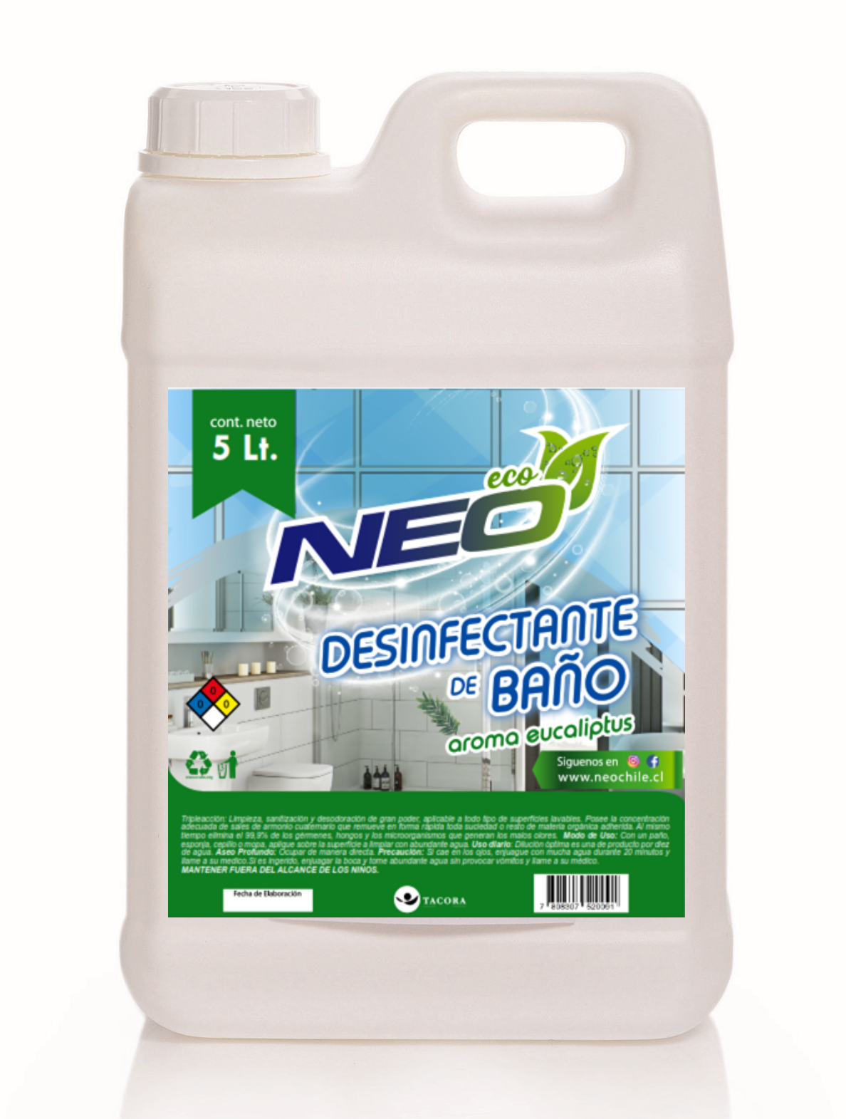 Desinfectante de baño Eucaliptus 5 Lt.