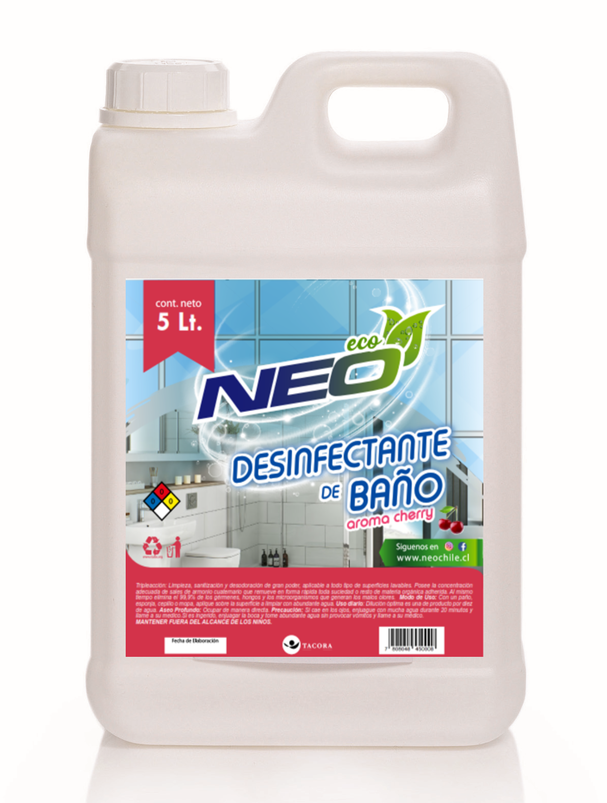 Desinfectante de baño Cherry 5 Lt.