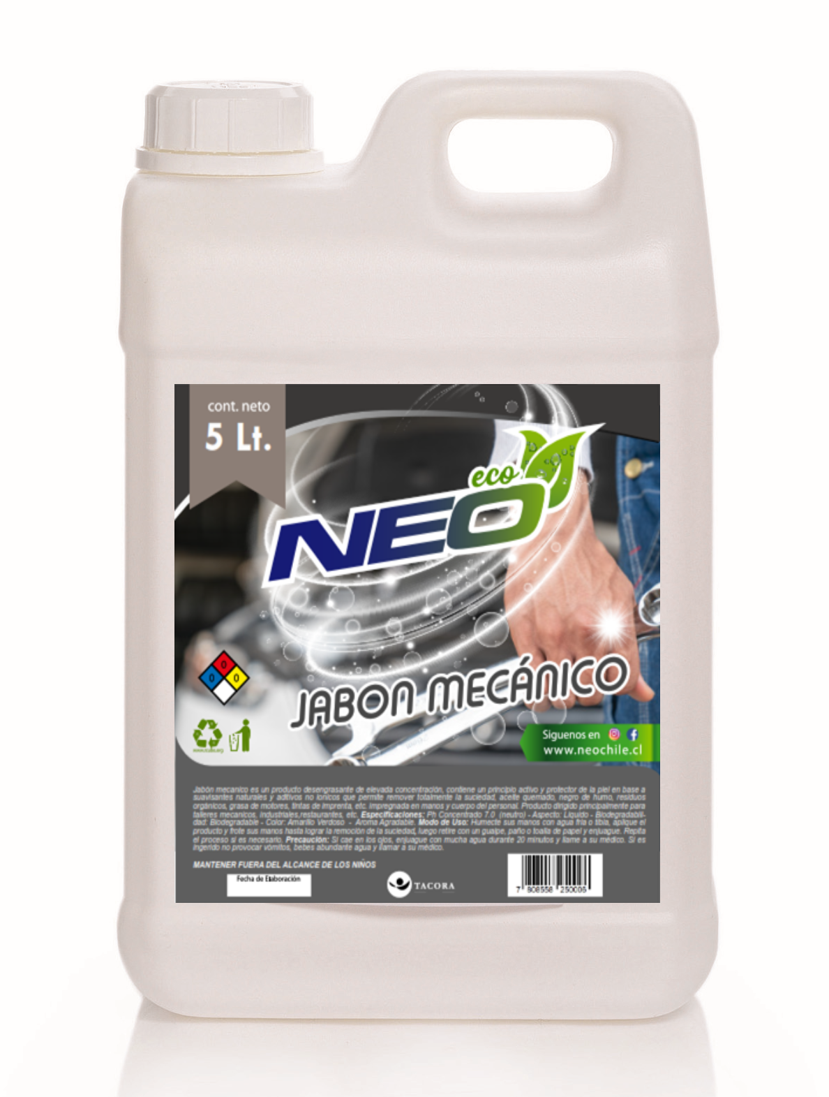 Jabón Mecánico 5 Lt.