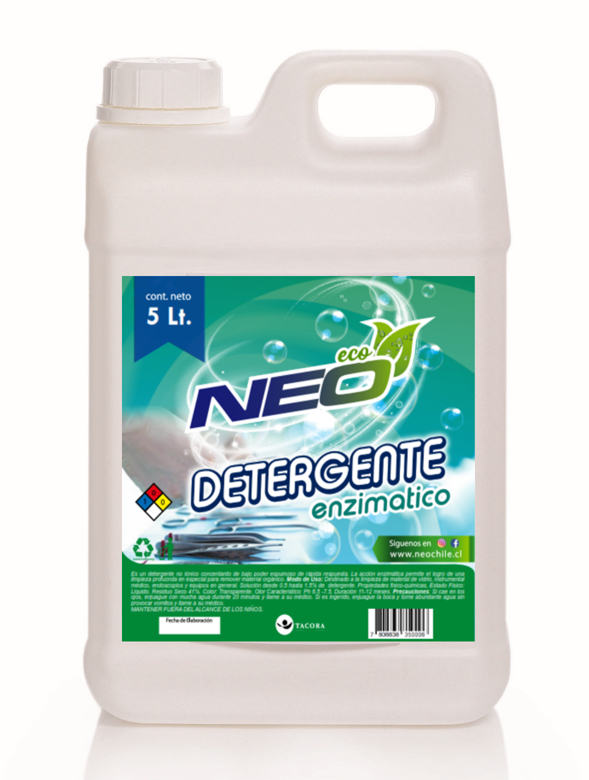 Detergente enzimático 5 Lt.