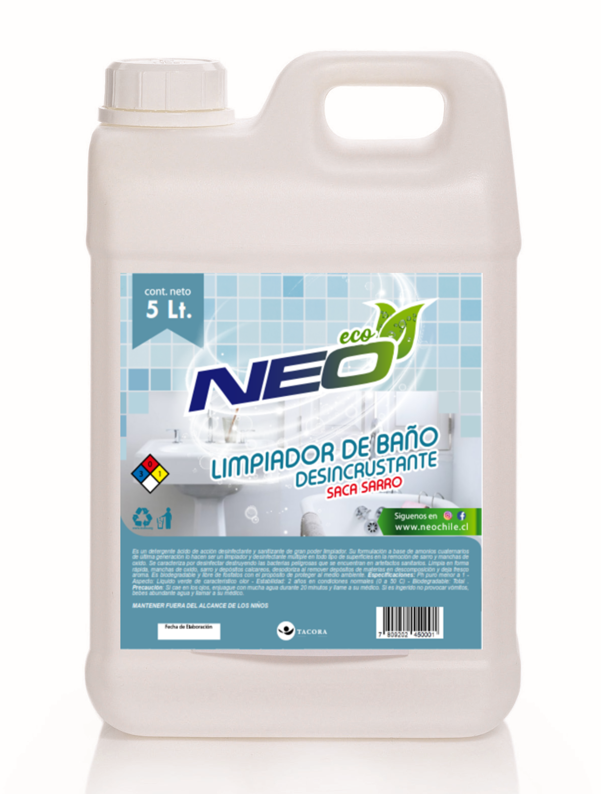 Saca Sarro 5 Lt.
