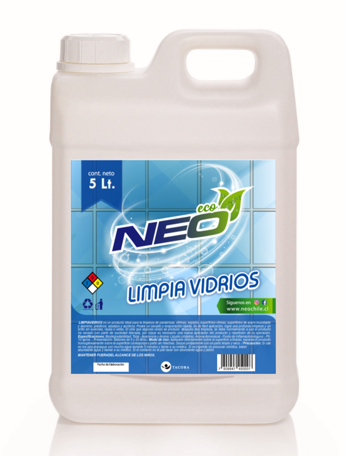 Limpiavidrios 5 Lt.